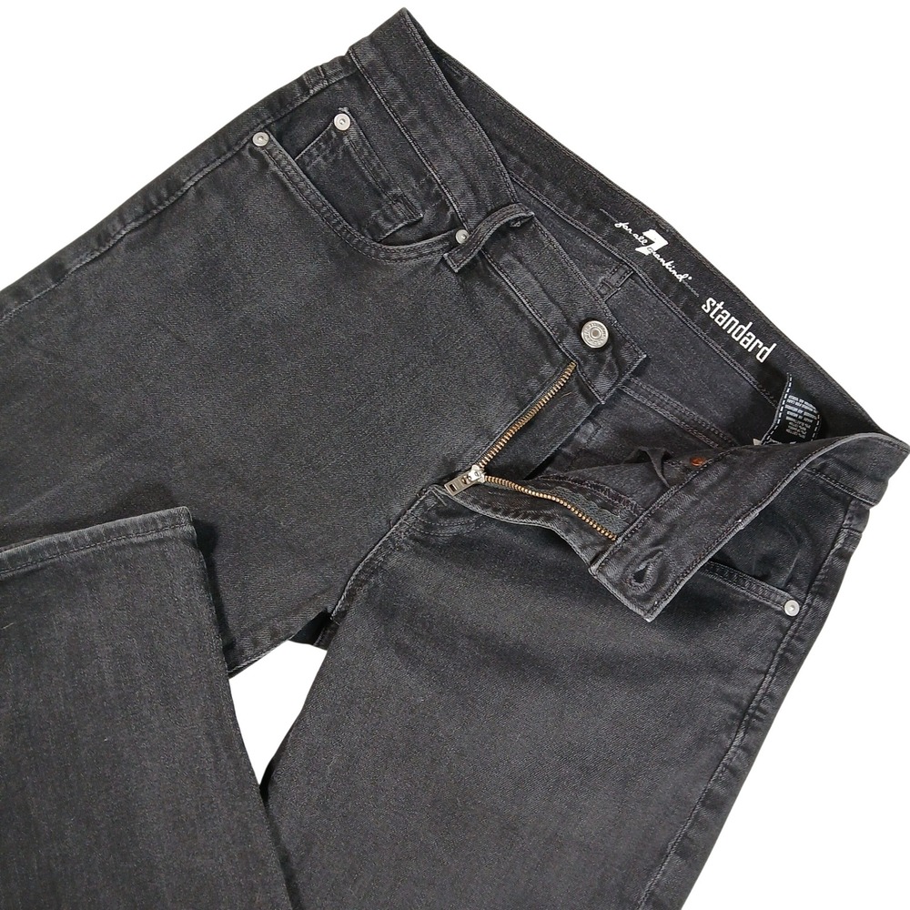 Standard Fit Men’s Black Jeans